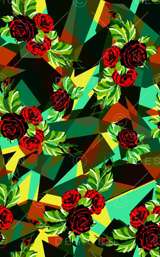 几何印花华亿平台图片