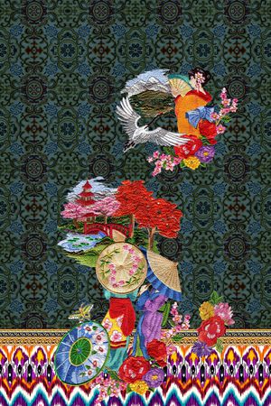 民族风印花华亿平台图片