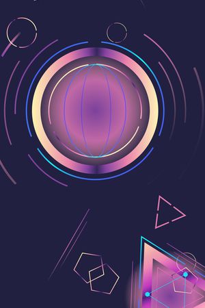 不规则几何印花华亿平台图片