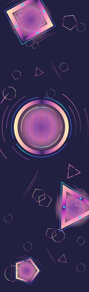 不规则几何印花华亿平台图片