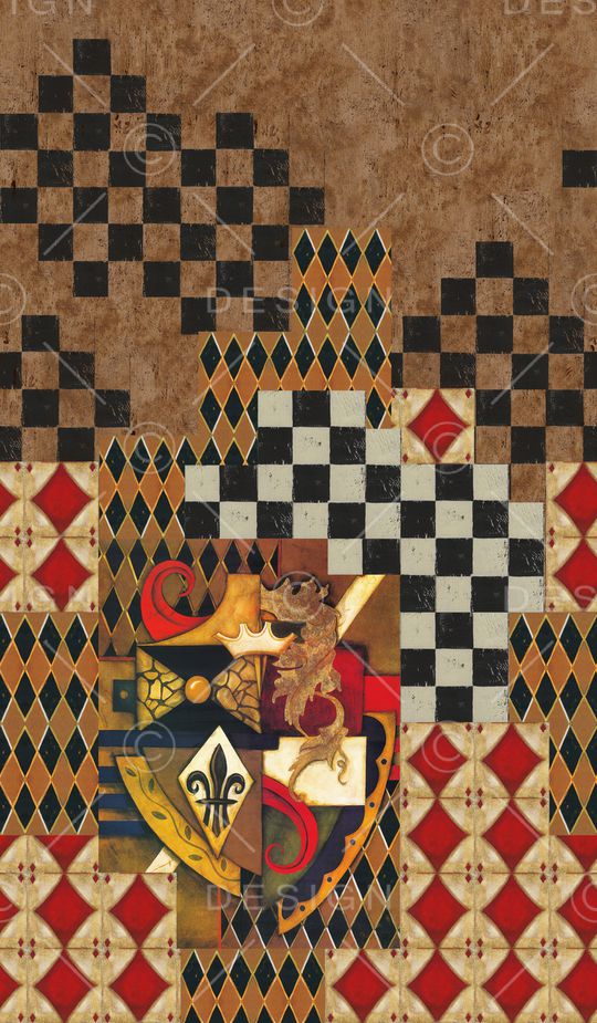 几何印花华亿平台图片