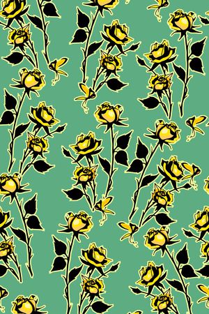 时尚写意印花华亿平台图片