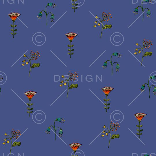 连衣裙印花华亿平台图片