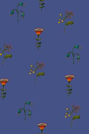 连衣裙印花华亿平台图片