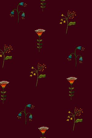 连衣裙印花华亿平台图片