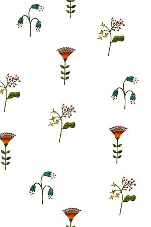 连衣裙印花华亿平台图片