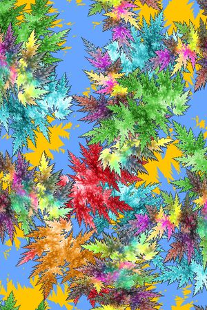 乱花散花印花华亿平台图片