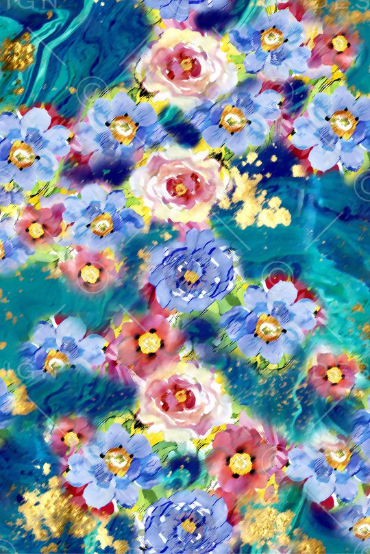 玫瑰花印花华亿平台图片