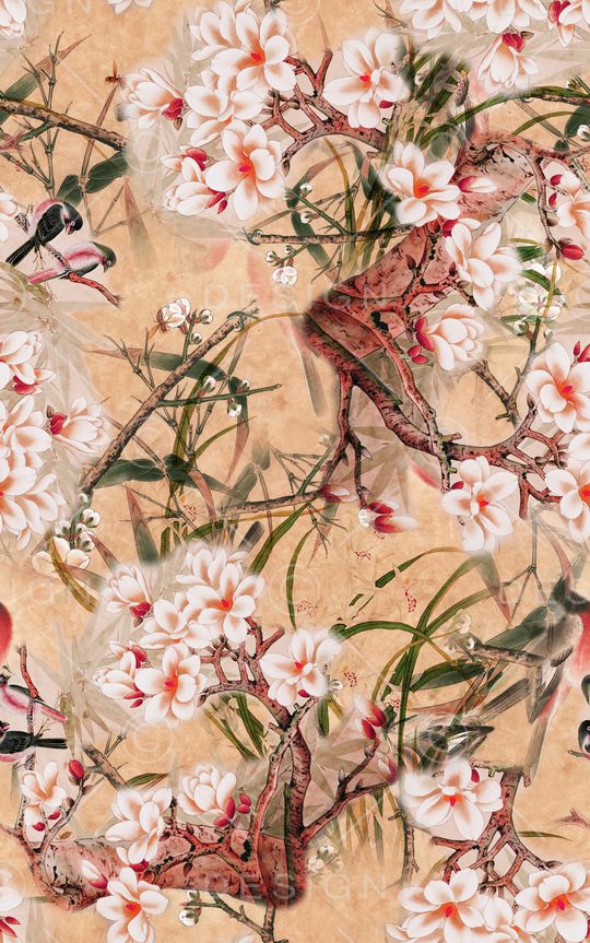 中国风印花华亿平台图片