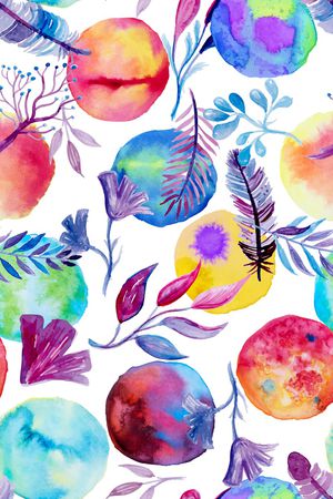 抽象叶子印花华亿平台图片