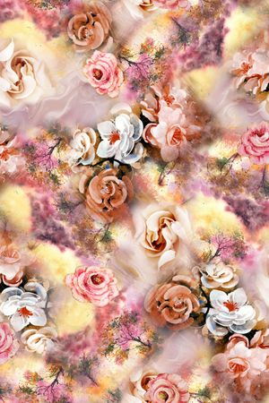 水彩印花华亿平台图片