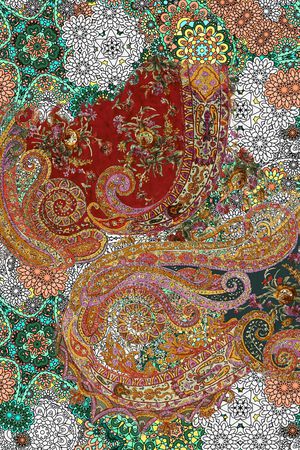 花纹印花华亿平台图片