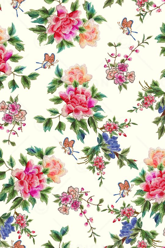 小清新印花华亿平台图片