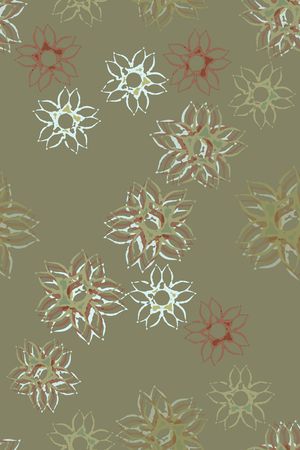 抽象花卉印花华亿平台图片