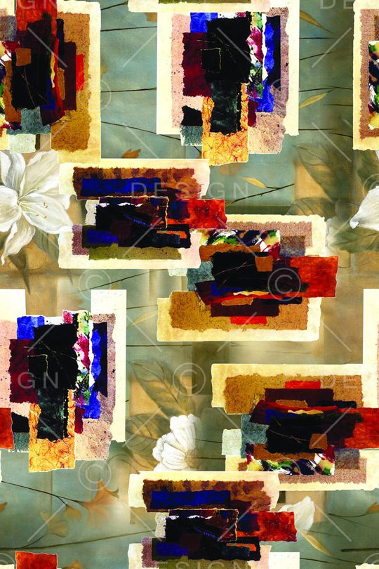 抽象印花华亿平台图片