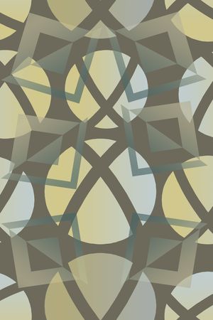 几何图案印花华亿平台图片