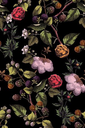 高清花卉印花华亿平台图片