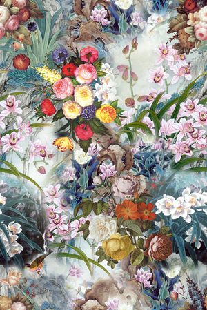 油画花卉印花华亿平台图片