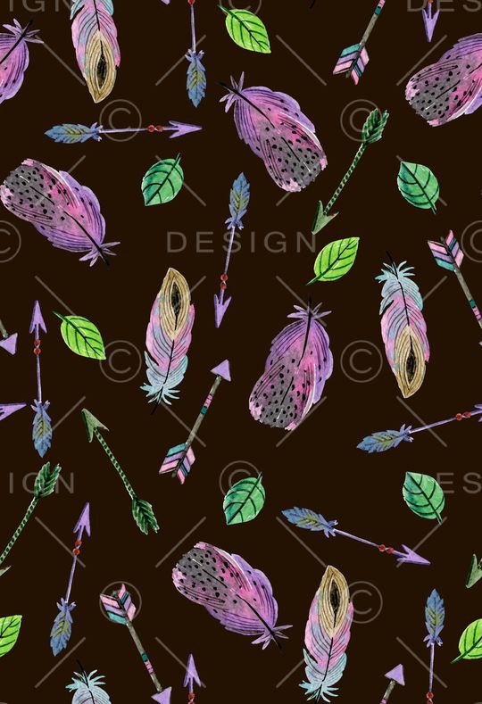 羽毛印花华亿平台图片