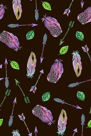 羽毛印花华亿平台图片