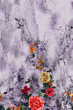 旗袍印花华亿平台图片