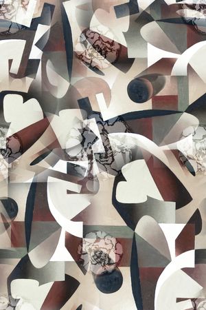 圆形印花华亿平台图片