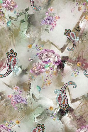 几何印花华亿平台图片