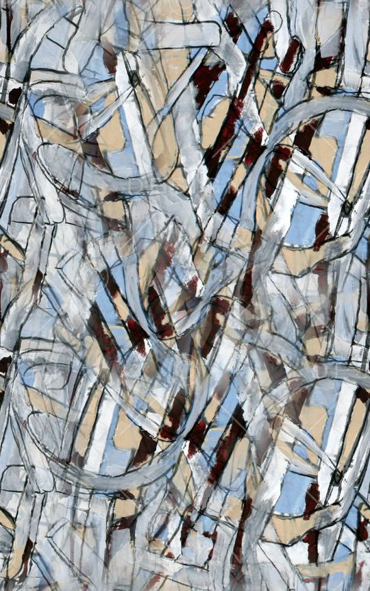 抽象印花华亿平台图片