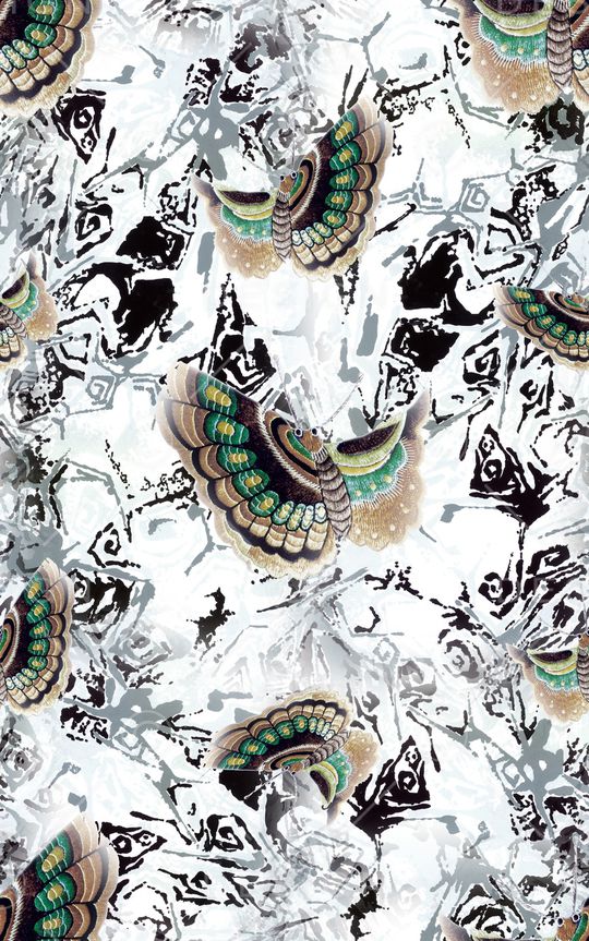 抽象印花华亿平台图片