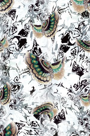 抽象印花华亿平台图片