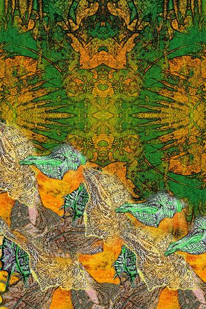 手绘印花华亿平台图片