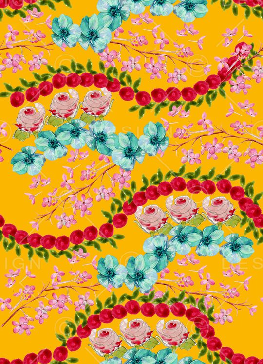 手绘印花华亿平台图片