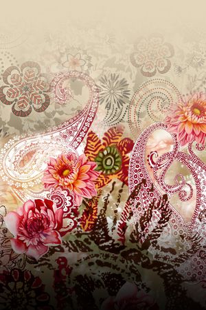 手绘印花华亿平台图片