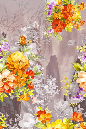 旗袍印花华亿平台图片