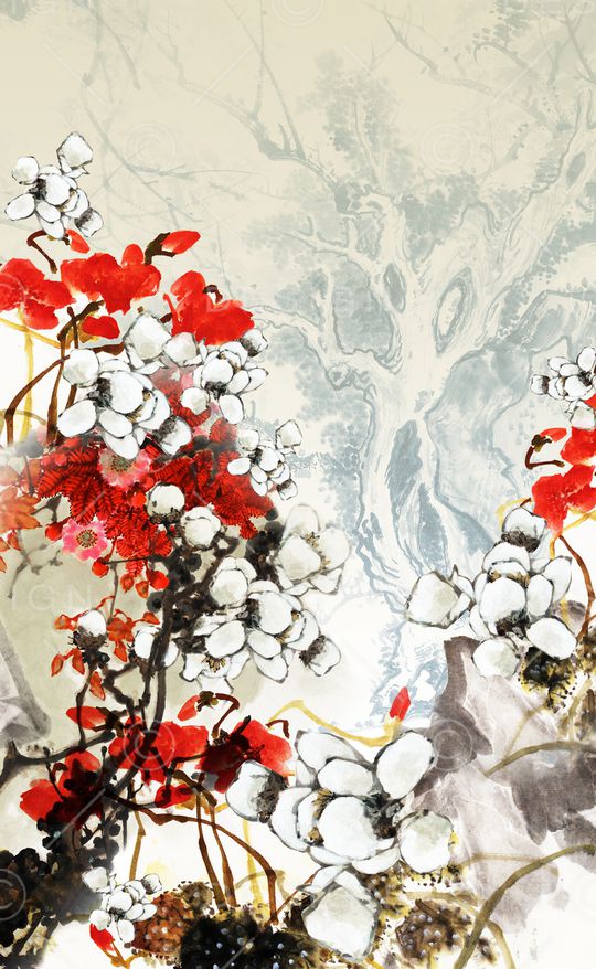 笔触印花华亿平台图片