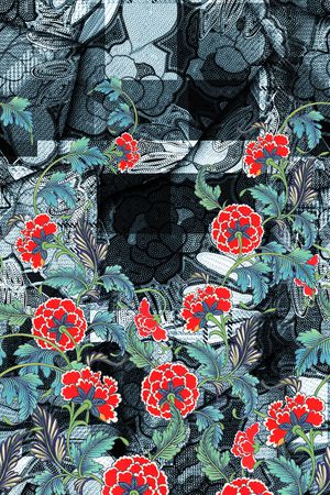 中国风印花华亿平台图片