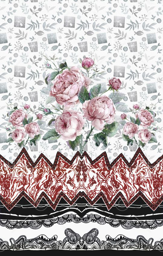 几何印花华亿平台图片