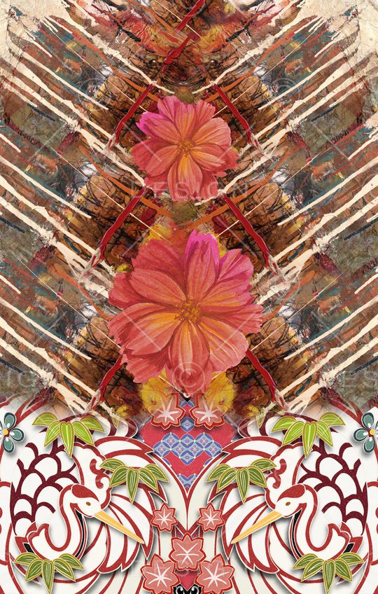 纹理印花华亿平台图片