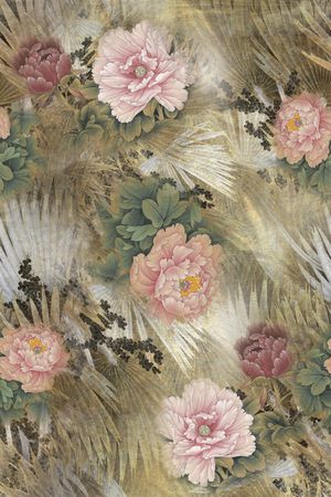 抽象印花华亿平台图片