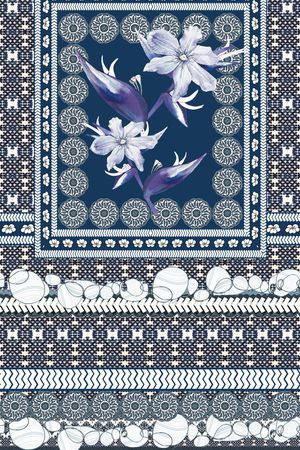 波西米亚印花华亿平台图片