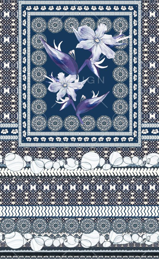 波西米亚印花华亿平台图片