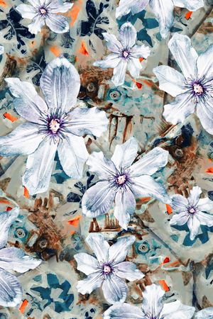 花朵印花华亿平台图片