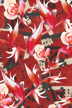 几何印花华亿平台图片