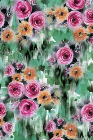 小碎花印花华亿平台图片