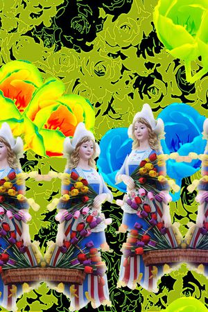 郁金香印花华亿平台图片