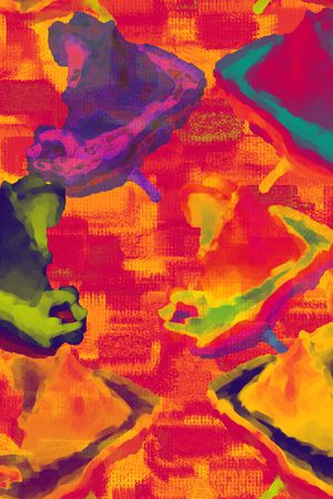 几何印花华亿平台图片