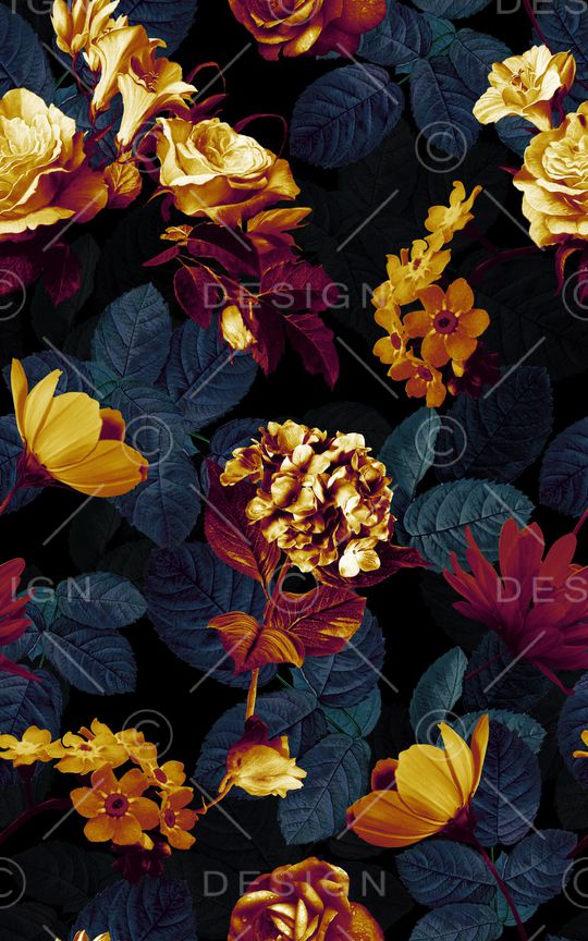 连衣裙印花华亿平台图片