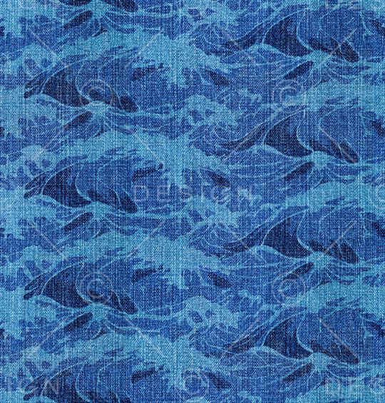 水洗牛仔肌理印花华亿平台图片