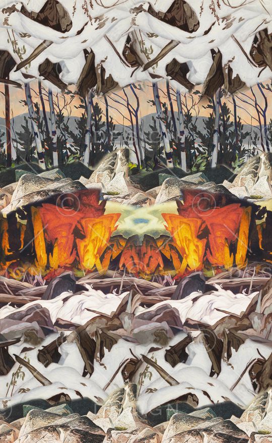 风景印花华亿平台图片