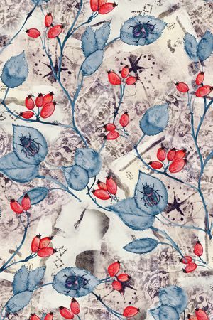 水墨印花华亿平台图片